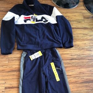 Fila Fleece Half Zip Sweatshirt
Puma Pants Men Size S
